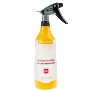Ручний розпилювач для роботи з лужними та кислотними засобами MaxShine Heavy Duty Chemical Resistant Trigger Sprayer Yellow 750мл (RTS750-Y)