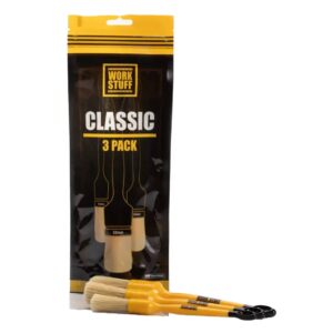 Набір пензлів середньої жорсткості  Work Stuff Detailing Brush CLASSIC 3-Pack (WS100)
