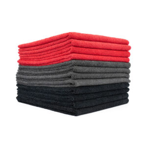 Рушник мікрофібровий TERRY The Rag Company червоний/сірий/чорний 41*41см 1шт 213634