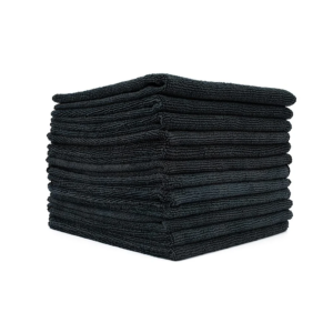 Набір рушників мікрофібрових All Purpose Terry The Rag Company 40×40см Чорний 12 шт