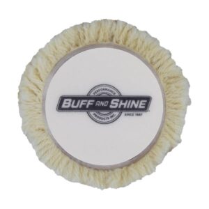 Вовняний ріжучий круг Buff and Shine 100% Wool 4-Ply Twist 80 мм (BS-301G)