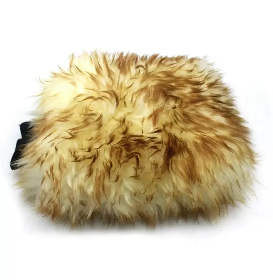 Рукавиця з вовни для миття авто MaxShine Lambswool Wash Mitt_2