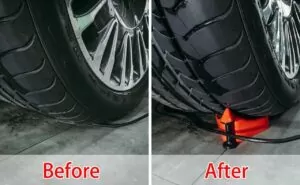 Набір підкатів із роликами під колеса MaxShine Ezy Wheel Hose Slide Rollers червоний 2 шт._1