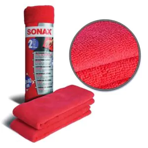Набор салфеток из микрофибры для кузова SONAX Microfibre Cloths Outside 2 шт 40х40 см (416241)