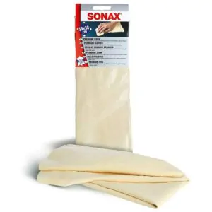 Рушник із натуральної шкіри преміум класу SONAX Premiumleder 59х38 см (416300)