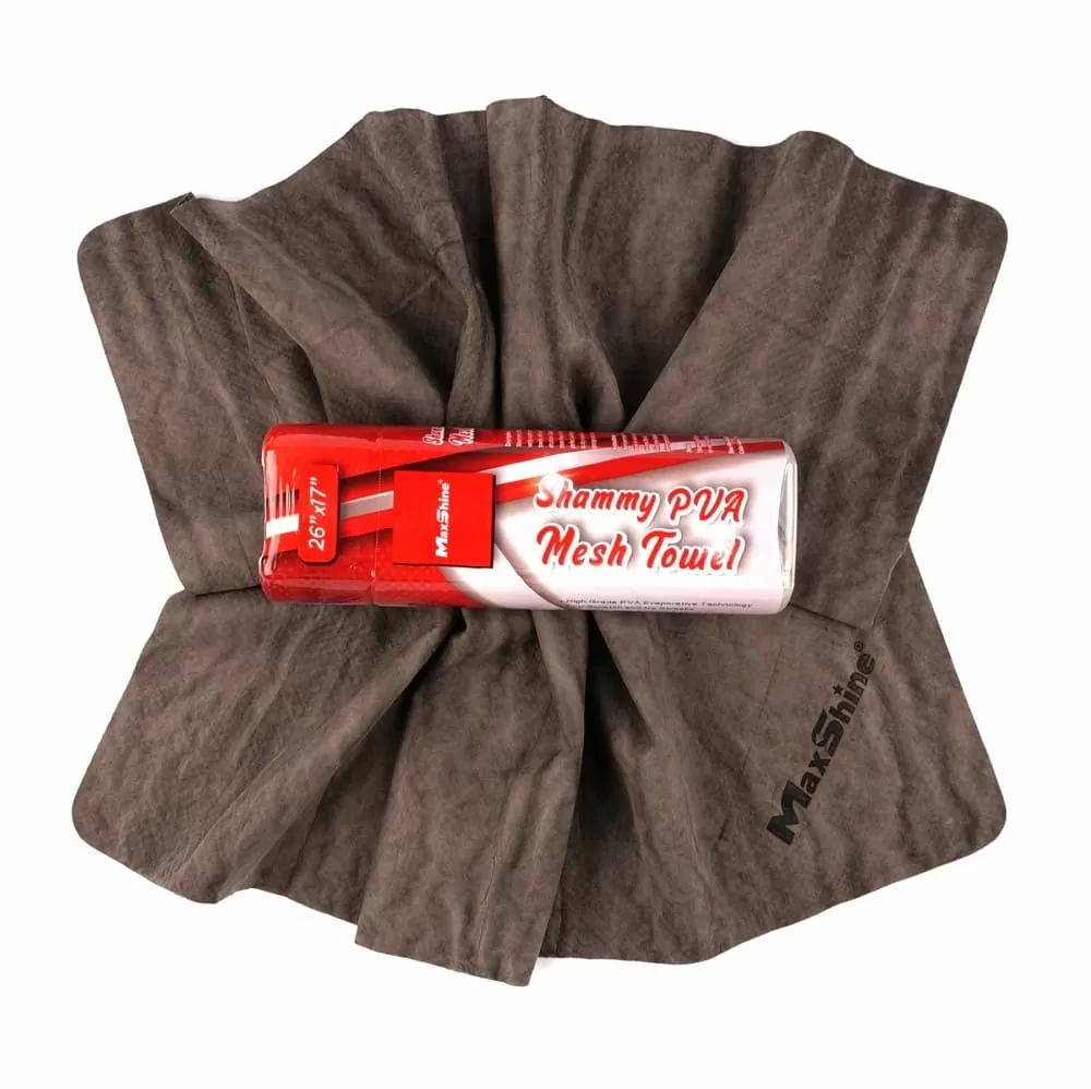 Рушник із синтетичної замші у футлярі MaxShine Shammy PVA Mesh Towel 66x43 см. (1106643G)