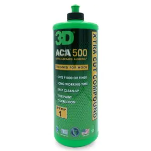 Полірувальна паста екстра ріжуча 1-й крок 3D ACA 500 X-tra Cut Compound 1л (500OZ32)