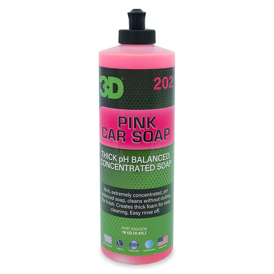 3D Pink Car Soap 473мл