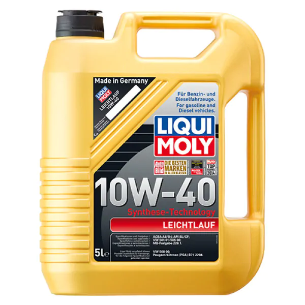 Напівсинтетична моторна олива Liqui Moly Leichtlauf SAE 10W-40, 5л.