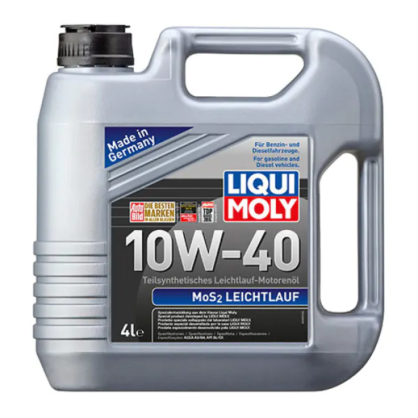 Напівсинтетична моторна олива Liqui Moly MoS2 Leichtlauf SAE 10W-40, 4л.