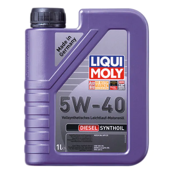 Синтетична моторна олива Liqui Moly Diesel Synthoil SAE 5W-40, 1л.