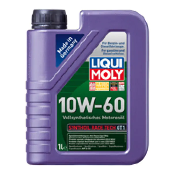 Синтетична моторна олива Liqui Moly Synthoil Race Tech GT1 10W-60, 1л.