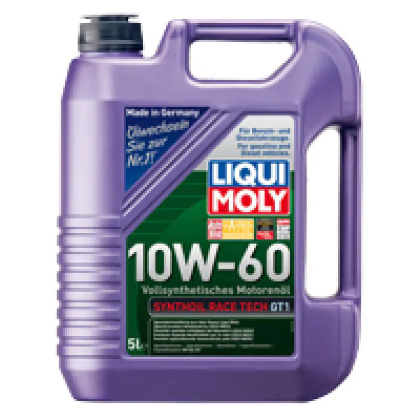 Синтетична моторна олива Liqui Moly Synthoil Race Tech GT1 10W-60, 5л.