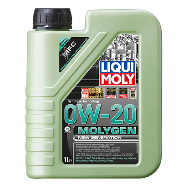 Синтетична моторна олива Liqui Moly Molygen New Generation 0W-20, 1л.