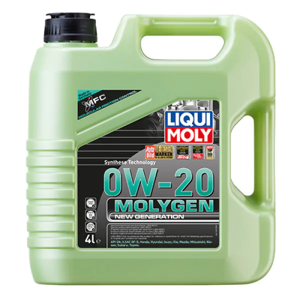 Синтетична моторна олива Liqui Moly Molygen New Generation 0W-20, 4л.