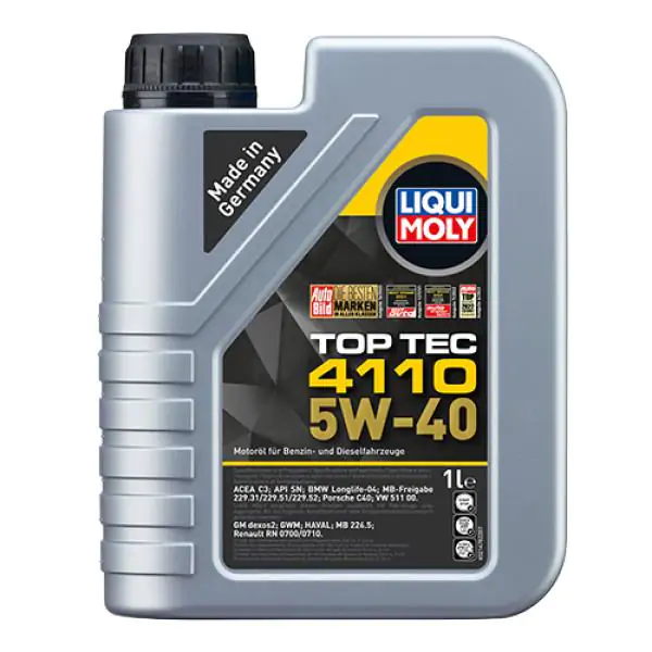 Синтетична моторна олива Liqui Moly HC Top Tec 4110 SAE 5W-40, 1л.