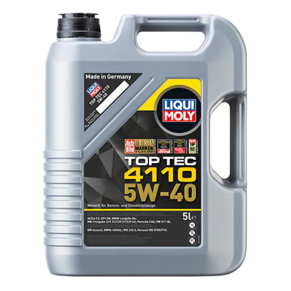 Синтетична моторна олива Liqui Moly HC Top Tec 4110 SAE 5W-40, 5л.