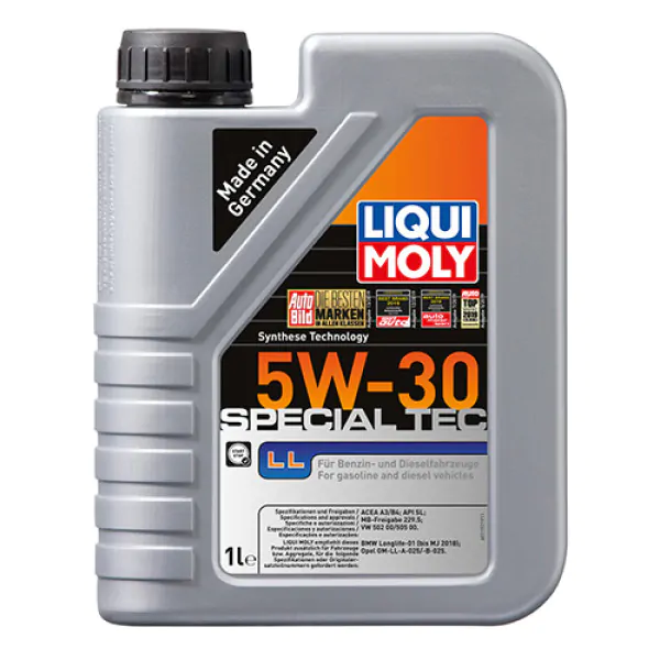 Синтетична моторна олива Liqui Moly Special Tec LL SAE 5W-30, 1л.