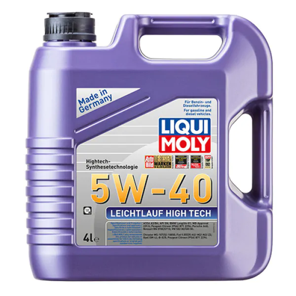 Синтетична моторна олива Liqui Moly Leichtlauf High Tech 5W-40, 4л.