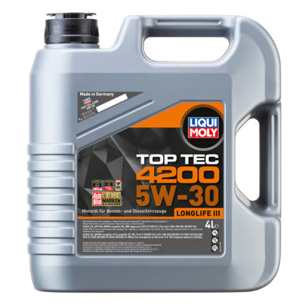 Синтетична моторна олива Liqui Moly Top Tec 4200 SAE 5W-30, 4л.