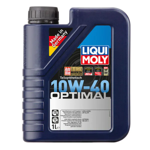 Напівсинтетична моторна олива Liqui Moly Optimal SAE 10W-40, 1л.