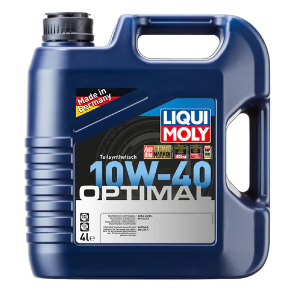 Напівсинтетична моторна олива Liqui Moly Optimal SAE 10W-40, 4л.