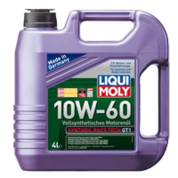 Синтетична моторна олива Liqui Moly Synthoil Race Tech GT1 10W-60, 4л.