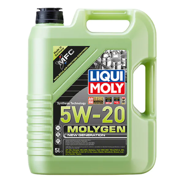 Синтетична моторна олива Liqui Moly Molygen New Generation 5W-20, 5л.