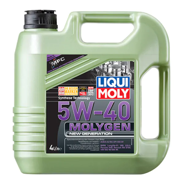 Синтетична моторна олива Liqui Moly Molygen New Generation 5W-40, 4л.