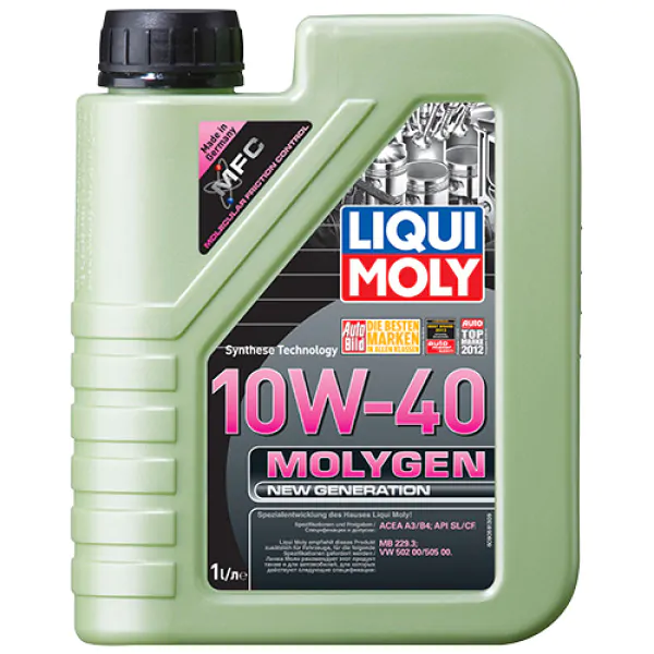 Напівсинтетична моторна олива Liqui Moly Molygen New Generation 10W-40, 1л.