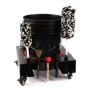 Універсальний тримач на колесах для відра MaxShine Black Iron Buckets Dolly (H12)