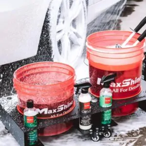 Універсальний тримач на колесах для відра MaxShine Black Iron Buckets Dolly (H12)