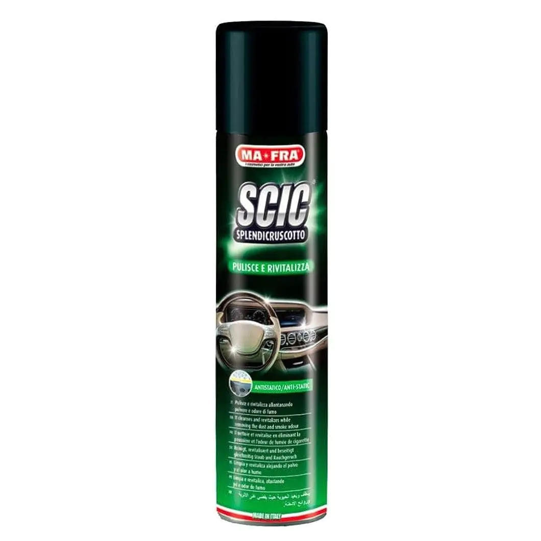 Очисник приладової панелі з дезинфікуючим ефектом Mafra Scic Green Spray 600мл