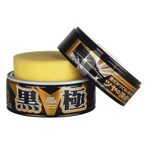 Твердий віск для темних авто SOFT99 Kiwami Extreme Gloss Wax Black 200г