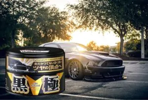 Твердий віск для темних авто SOFT99 Kiwami Extreme Gloss Wax Black 200г