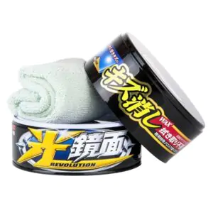 Віск-антицарапін для темних авто SOFT99 Scratch Clear Wax Mirror Finish Black
