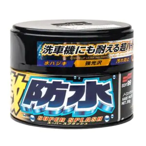 Твердий віск водовідштовхуючий для темних авто SOFT99 Water Block Wax Black 300г (00347)