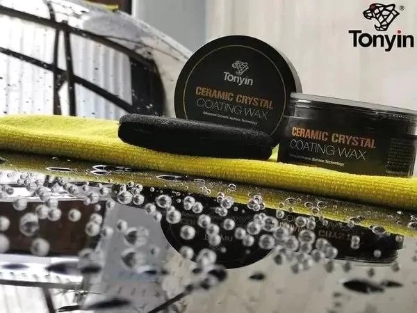 Твердий віск для темних авто Tonyin Ceramic Crystal Black Wax 200г