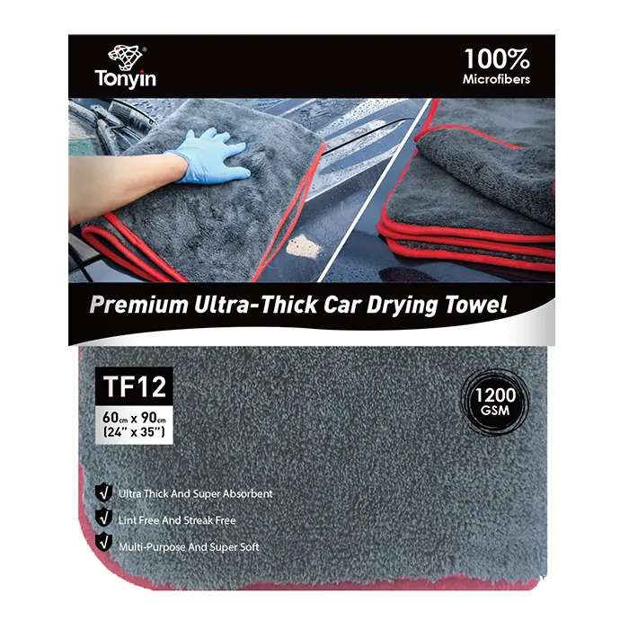 Рушник для сушки Tonyin Coral Velvet Cleaning & Drying Towel 60*90, 1200 г/м2