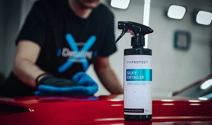 Детейл-спрей для швидкого відновлення глянцю та гідрофобу FX Protect Silky Detailer 500мл