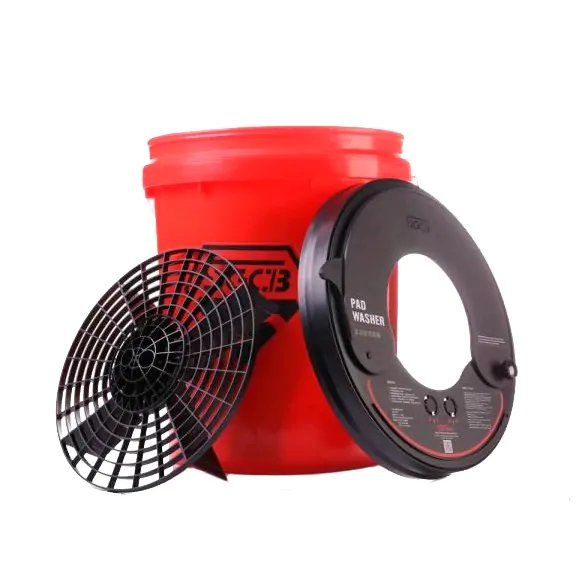 Відро для мийки полірувальних кругів SGCB Universal Pad Washer Red