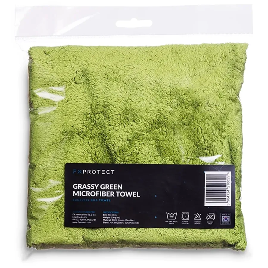 М’яка мікрофібра FX Protect Grassy Green 40х40см, 350 г/м2