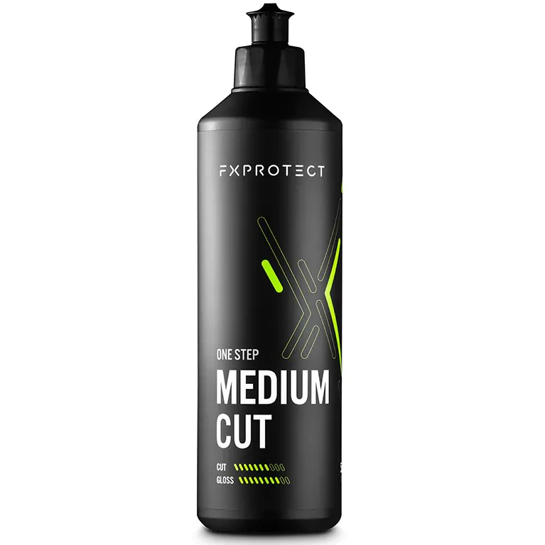 Середньозерниста однокрокова полірувальна паста на водній основі FX Protect Medium Cut 500мл