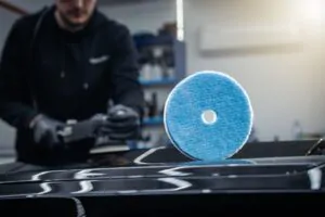 Гібридний сильноріжучий полирувальний круг FX Protect Microfiber Hybrid Pad Heavy Cut
