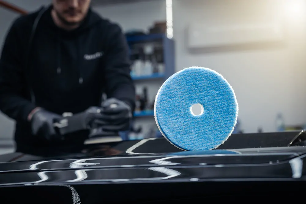 Гібридний сильноріжучий полирувальний круг FX Protect Microfiber Hybrid Pad Heavy Cut