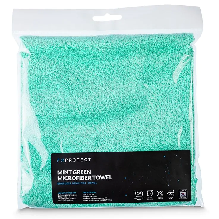 М’яка мікрофібра для універстального застосування FX Protect Mint Green 40х40см, 550 г/м2