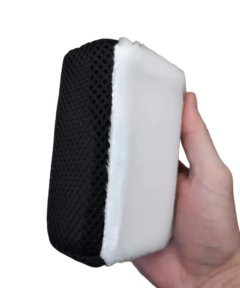 Скраб для салону авто MaxShine Scrub Ninja Scrubbing Block Car Sponge чорний