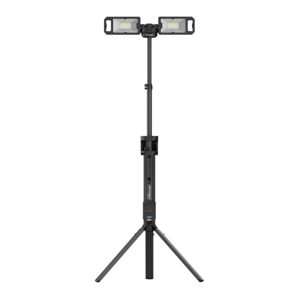 Прожектор з двома LED-головками та штативом Scangrip Tower 5 Connect