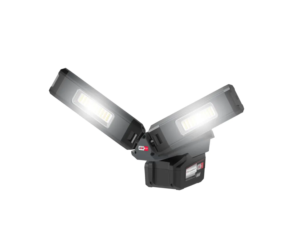 Прожектор із двома LED-головками та штативом Scangrip Tower Compact Connect