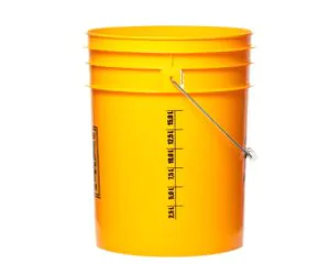 Відро жовтого кольору для мийки автомобіля Work Stuff Detailing Bucket Yellow